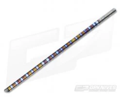 Steven Kelly Titanium Tactical Drinking Straw XLong Polished Flame Anodized