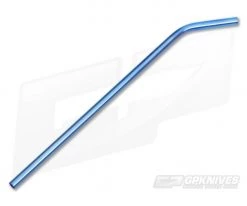 Steven Kelly Titanium Drinking Straw Bent Blue