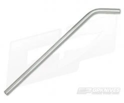 Steven Kelly Titanium Drinking Straw Bent Raw Titanium