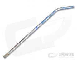 Steve Kelly Titanium Coffee Straw Bent Rainbow Titanium