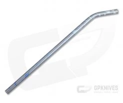 Steve Kelly Titanium Drinking Straw Bent Blue Titanium