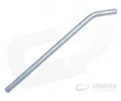 Steve Kelly Titanium Drinking Straw Bent Light Blue Titanium